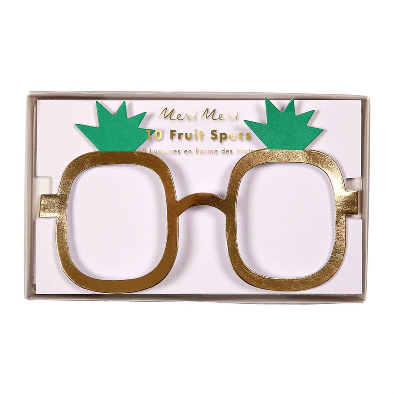 Meri Meri: papierowe okulary Owoce - Noski Noski