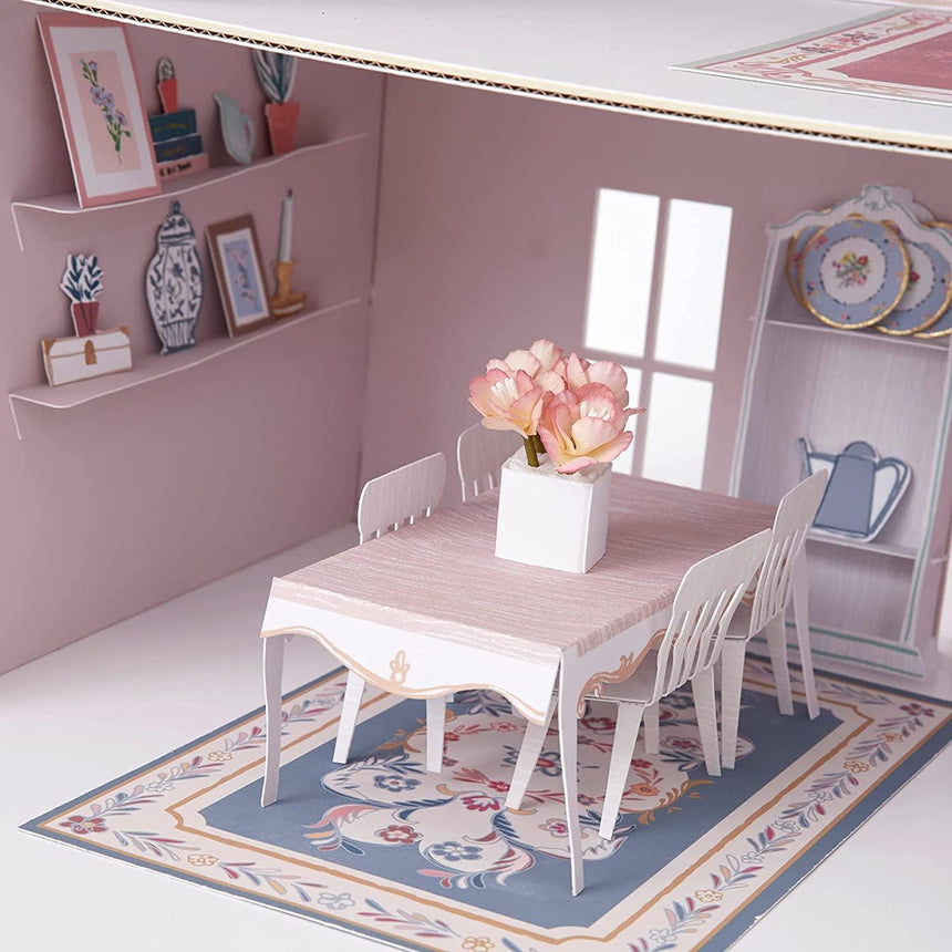 Meri Meri: papierowy domek dla lalek Mini Paper Doll House - Noski Noski