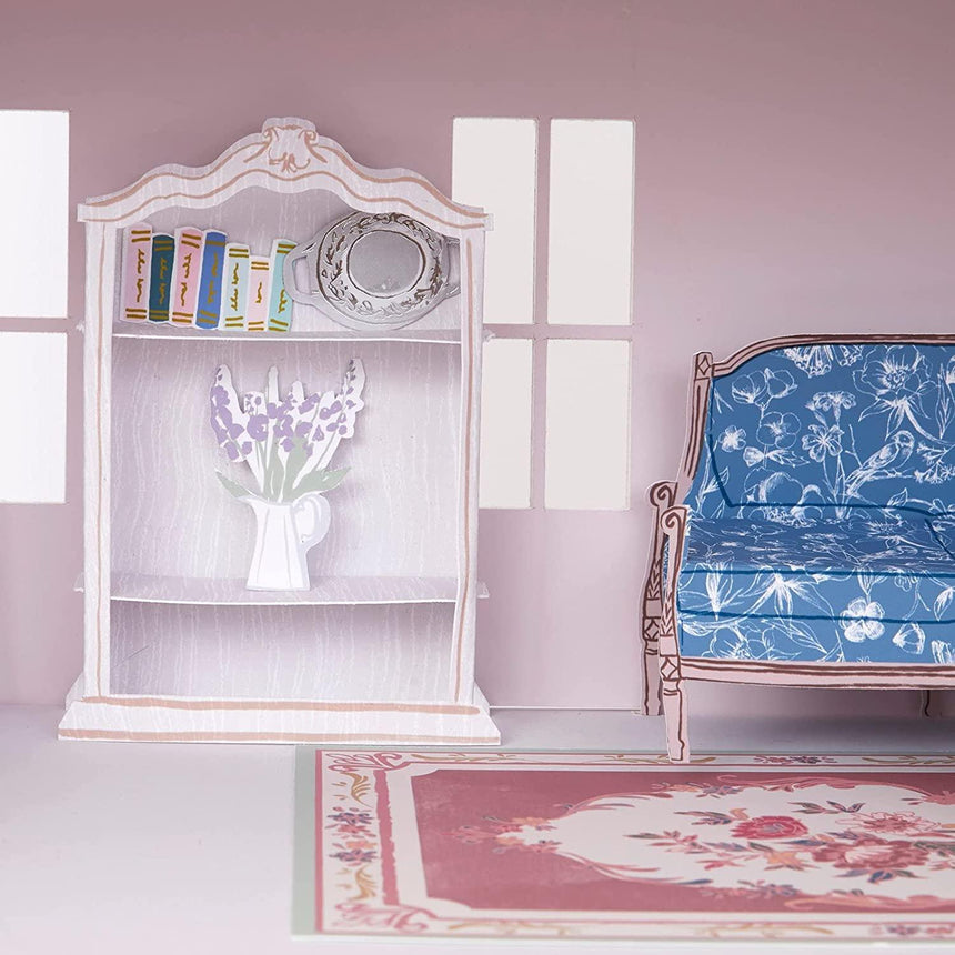 Meri Meri: papierowy domek dla lalek Mini Paper Doll House - Noski Noski
