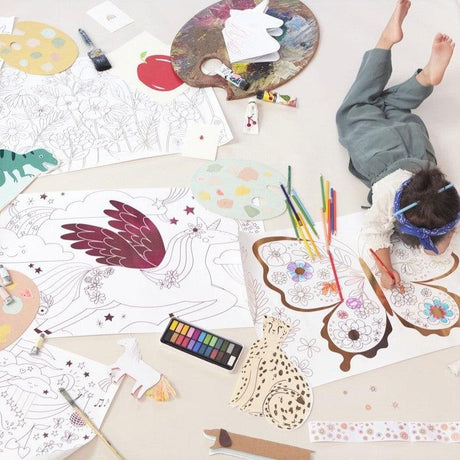 Meri Meri: plakaty do kolorowania Coloring Posters - Noski Noski
