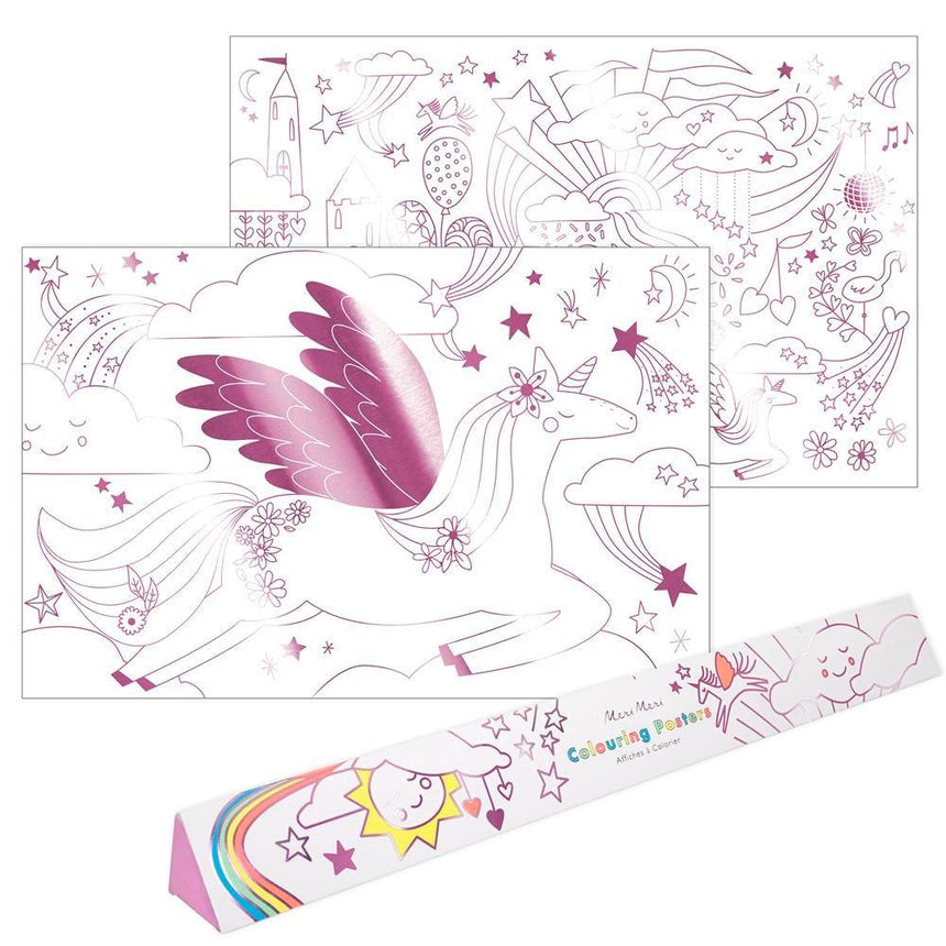 Meri Meri: plakaty do kolorowania Coloring Posters - Noski Noski