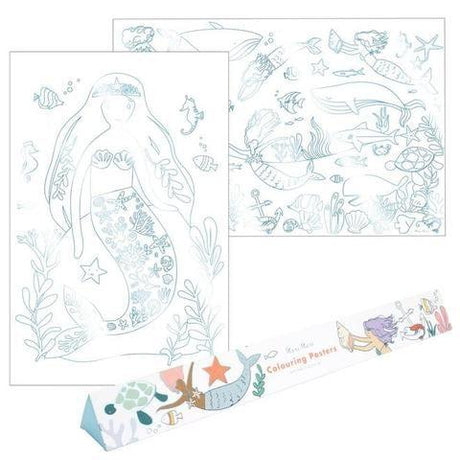 Meri Meri: plakaty do kolorowania Coloring Posters - Noski Noski