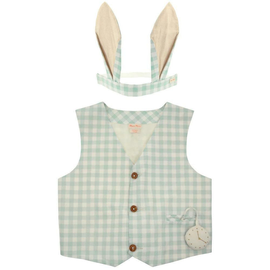 Meri Meri: przebranie kamizelka w kratkę królik Gingham Bunny Suit - Noski Noski