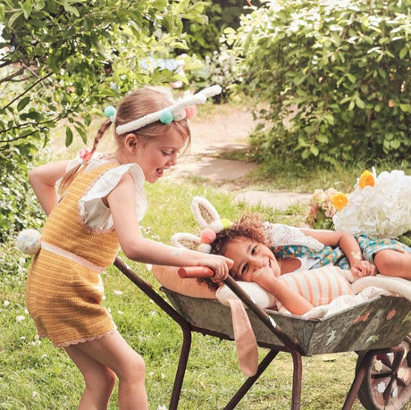 Meri Meri: przebranie pluszowy króliczek Pompom Bunny Ear Dress Up - Noski Noski