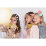Meri Meri: spinki do włosów Gingham Big Pompom Hair Clips - Noski Noski
