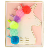 Meri Meri: spinki pompony Pompom Unicorn Hair Clips - Noski Noski