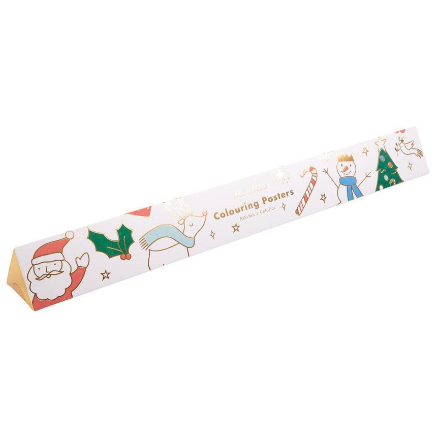 Meri Meri: świąteczne plakaty do kolorowania Christmas Coloring Posters - Noski Noski