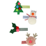 Meri Meri: świąteczne spinki do włosów Festive Icon Hair Clips - Noski Noski