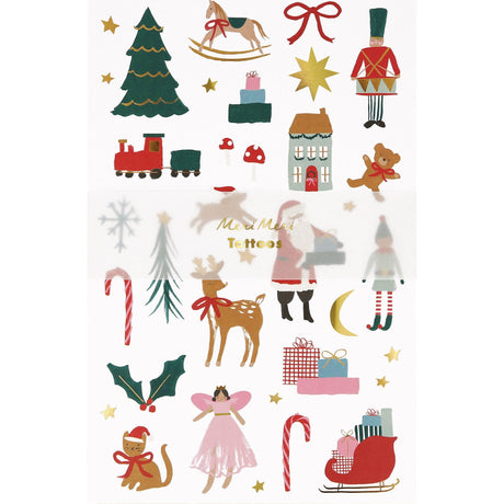 Meri Meri: tatuaże świąteczne Christmas Tatoos - Noski Noski