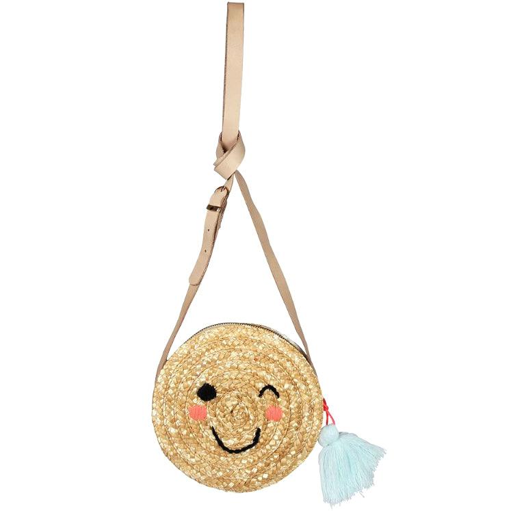 Meri Meri: torebka wiklinowa Emoji Bag - Noski Noski