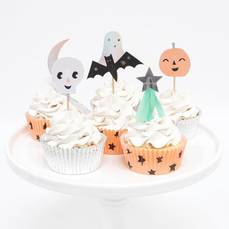 Meri Meri: zestaw do babeczek Pastel Halloween - Noski Noski