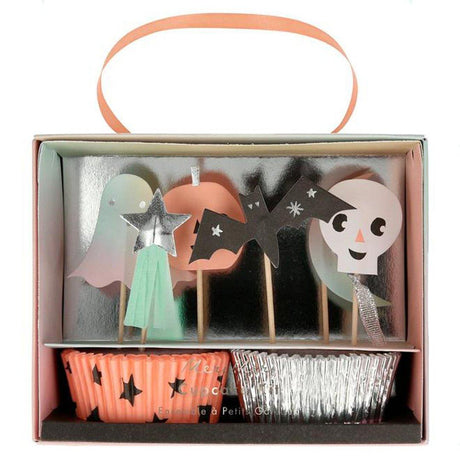 Meri Meri: zestaw do babeczek Pastel Halloween - Noski Noski