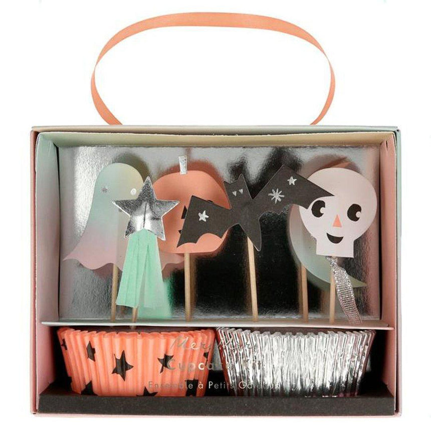 Meri Meri: zestaw do babeczek Pastel Halloween - Noski Noski
