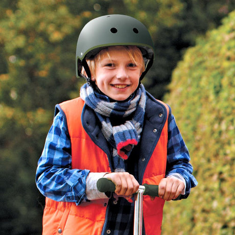 Micro: kask dla dzieci Khaki - Noski Noski