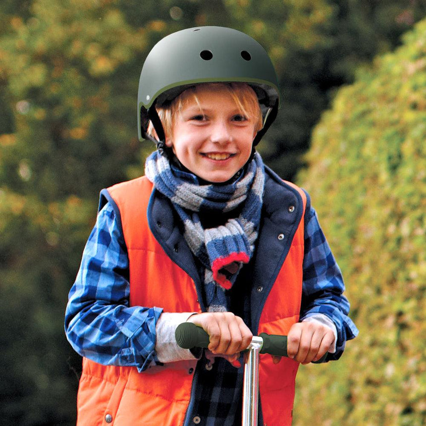 Micro: kask dla dzieci Khaki - Noski Noski