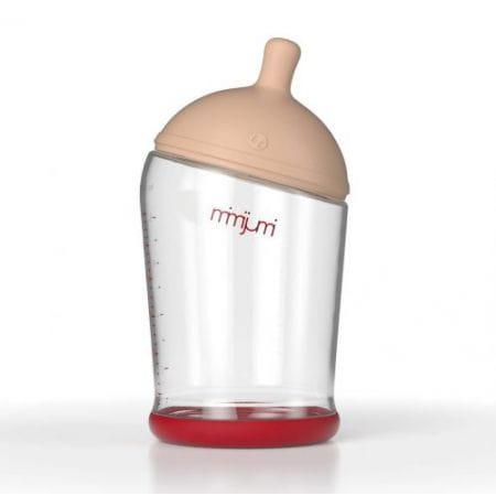 Mimijumi: butelka dla niemowląt 240 ml smoczek poziom 1 - Noski Noski