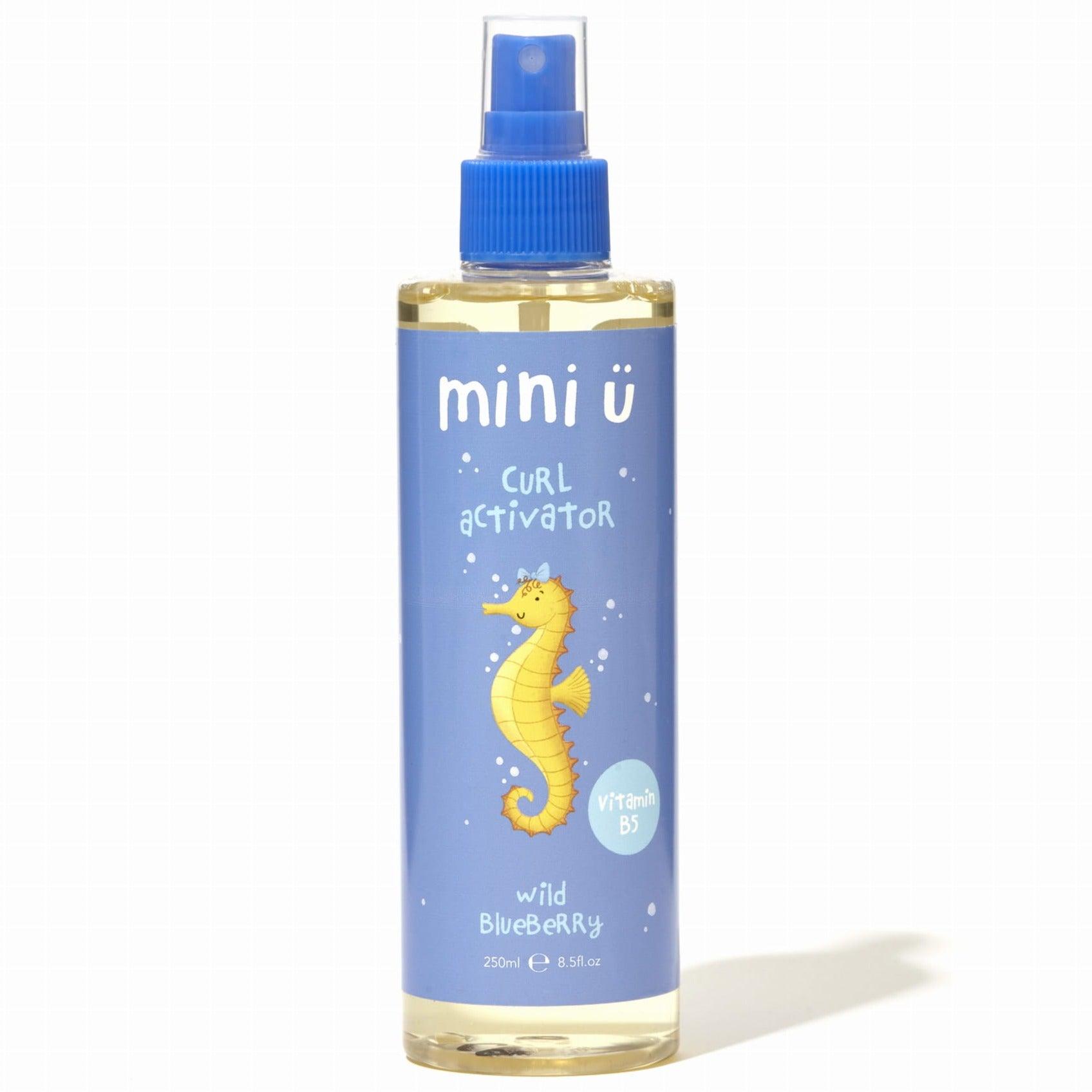 Mini U: spray do rozczesywania włosów kręconych z wit. B5 Wild Blueberry - Noski Noski