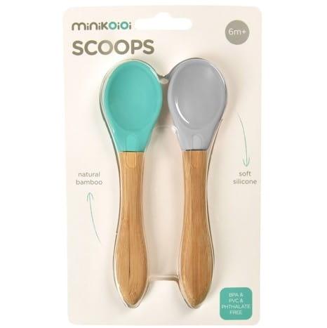 Minikoioi: łyżeczki do nauki samodzielnego jedzenia Scoops - Noski Noski