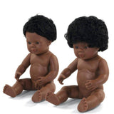 Miniland: lalka chłopiec Afroamerykanin 38 cm - Noski Noski