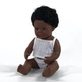 Miniland: lalka chłopiec Afroamerykanin 38 cm - Noski Noski