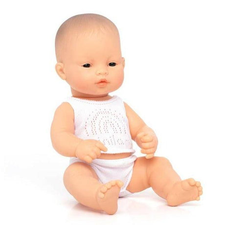 Miniland: lalka dzidziuś dziewczynka Azjatka 32 cm - Noski Noski