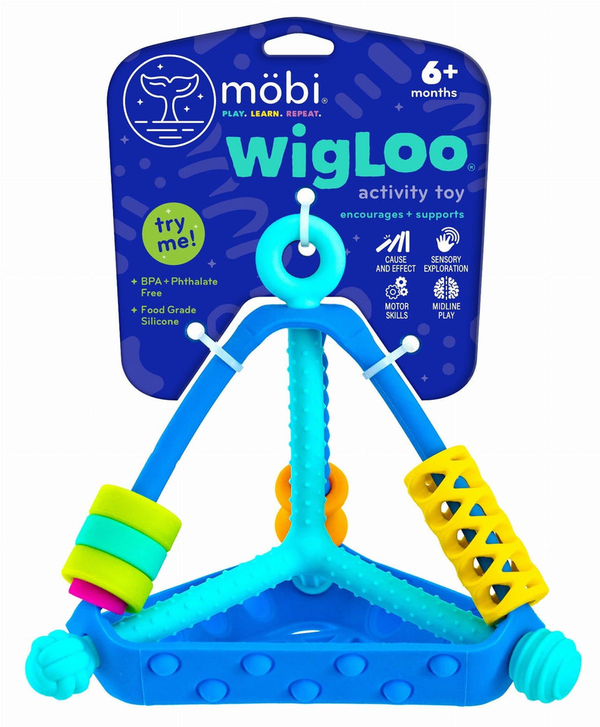 Möbi: motoryczna piramidka Wigloo Activity Toy - Noski Noski
