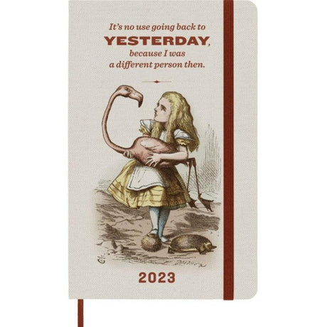 Moleskine: kalendarz tygodniowy Alice in Wonderland L 2023 - Noski Noski