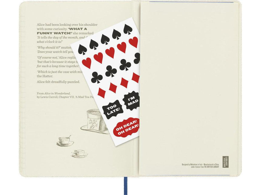 Moleskine: kalendarz tygodniowy Alice in Wonderland L 2023 - Noski Noski
