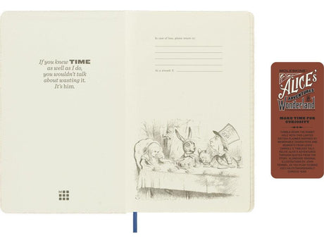 Moleskine: kalendarz tygodniowy królik Alice in Wonderland L 2023 - Noski Noski