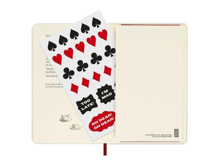 Moleskine: kalendarz tygodniowy królik Alice in Wonderland P 2023 - Noski Noski