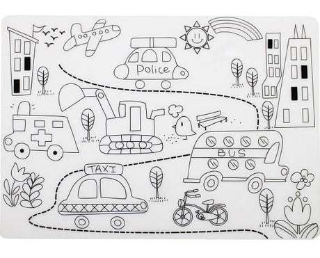 Mombella: silikonowa kolorowanka Coloring Placemat - Noski Noski