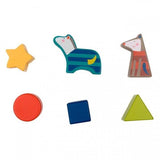 Moulin Roty: drewniany sorter Jurta Zig Zag - Noski Noski
