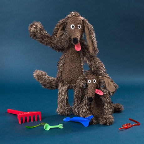 Moulin Roty: duża przytulanka pies Pourri Zapchlony Kundel 47 cm - Noski Noski