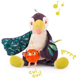 Moulin Roty: muzyczna przytulanka tukan Pakou Dans La Jungle - Noski Noski