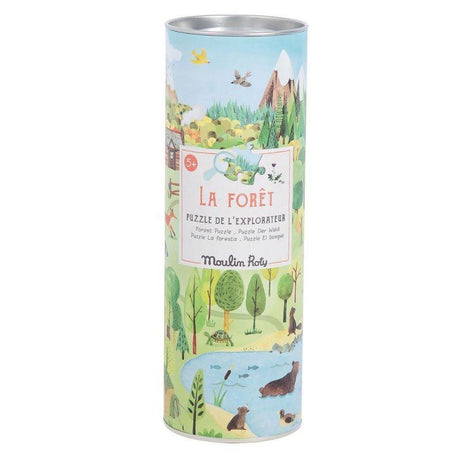 Moulin Roty: puzzle odkrywcy Las 96 el. - Noski Noski
