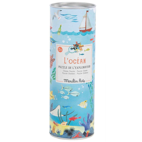 Moulin Roty: puzzle odkrywcy Ocean 96 el. - Noski Noski