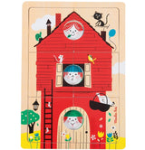 Moulin Roty: puzzle warstwowe Les Bambins 1 2 3 To My! - Noski Noski