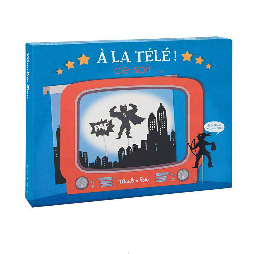 Moulin Roty: teatrzyk cieni z telewizorkiem - Noski Noski