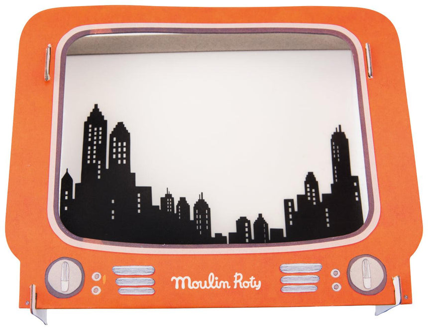 Moulin Roty: teatrzyk cieni z telewizorkiem - Noski Noski