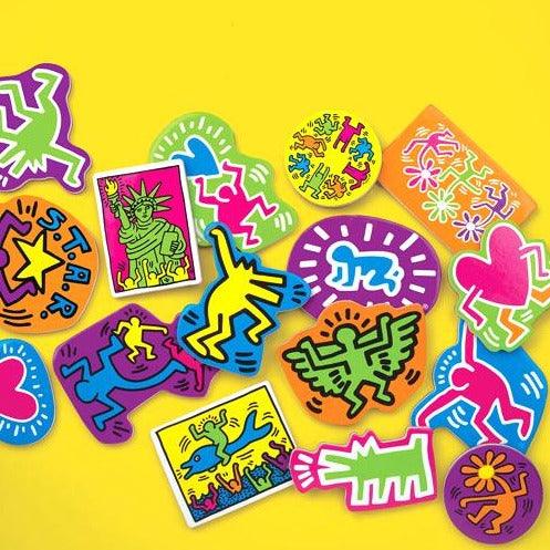 Mudpuppy: drewniane magnesy Keith Haring - Noski Noski