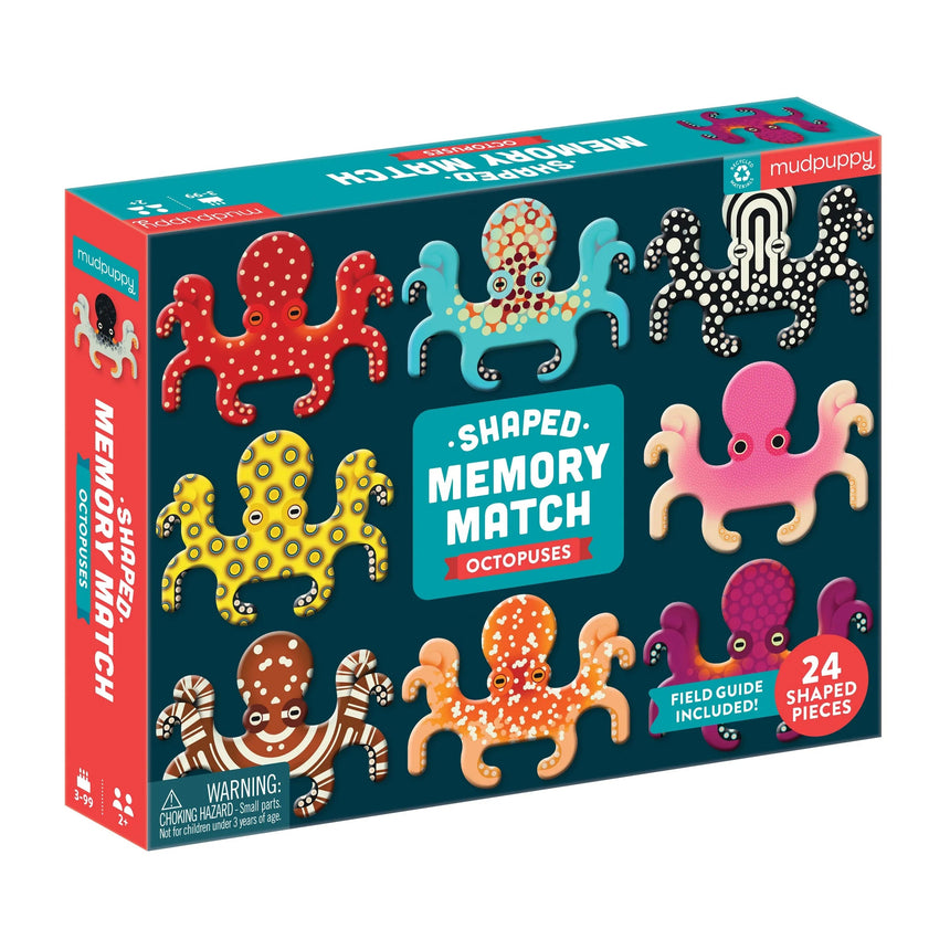 Mudpuppy: gra Memory Ośmiornice 24 el. - Noski Noski