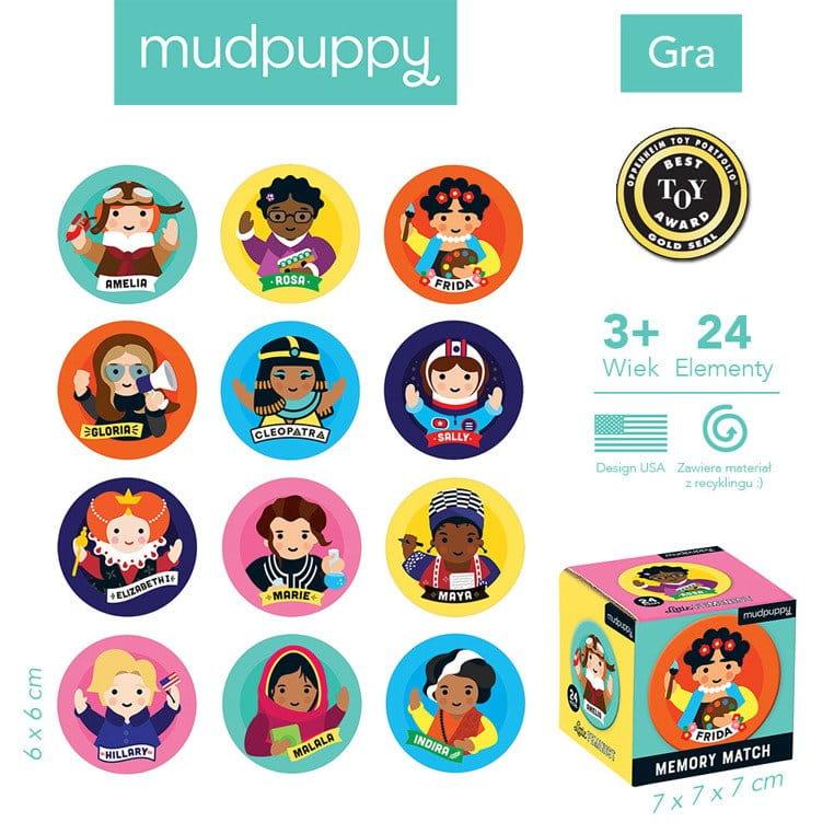 Mudpuppy: gra mini memory Niezwykłe Kobiety - Noski Noski