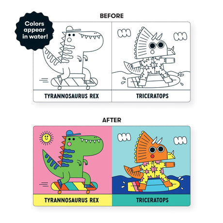 Mudpuppy: magiczna książeczka do kąpieli dinozaury Rub-a-Dub Dinos - Noski Noski