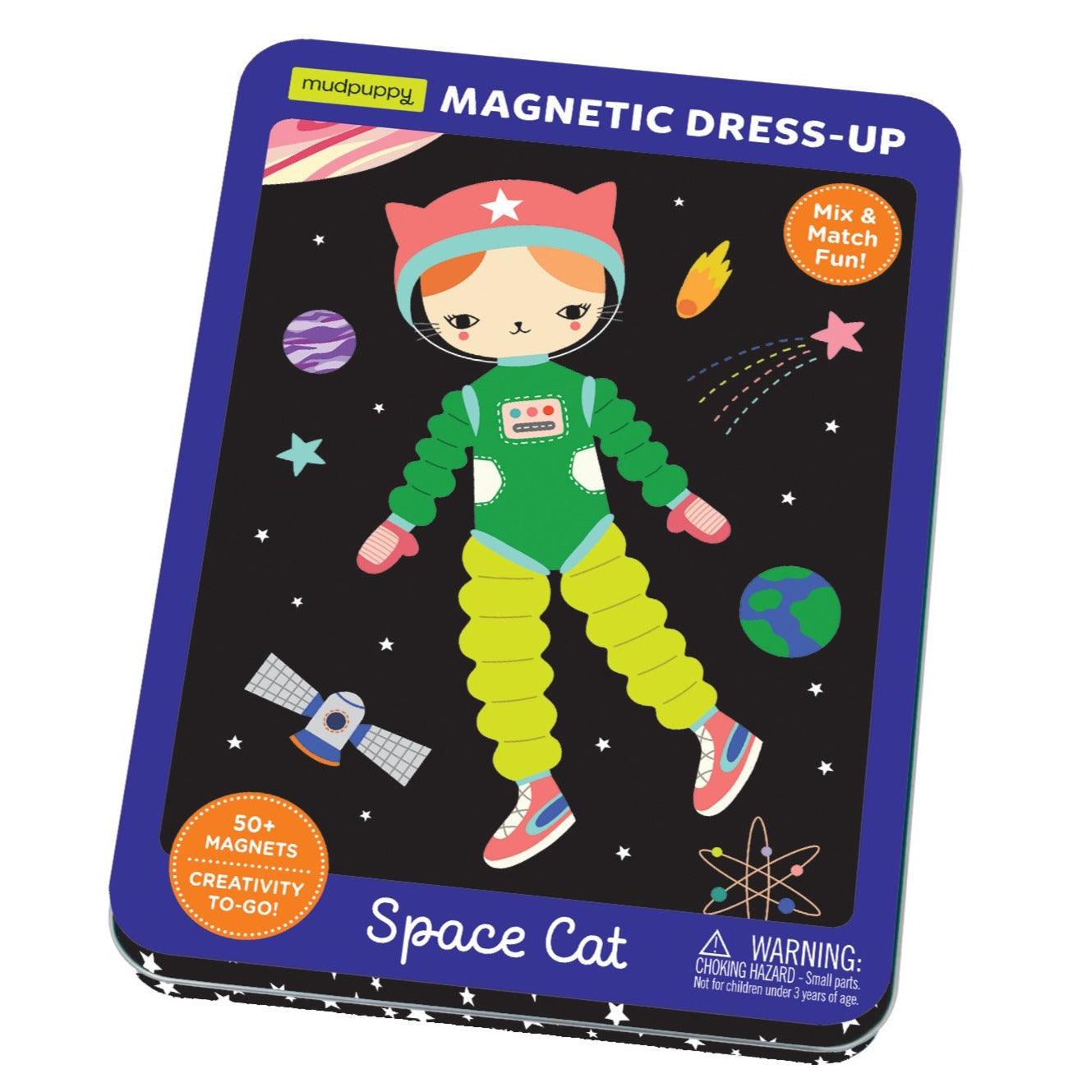 Mudpuppy: magnetyczne ubieranki Kosmiczny Kot - Noski Noski