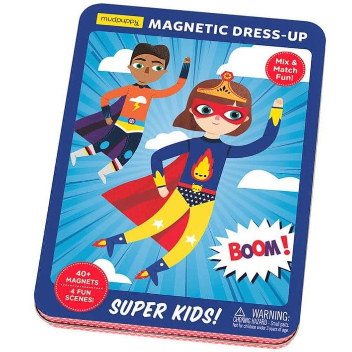 Mudpuppy: magnetyczne ubieranki Super Dzieciaki - Noski Noski