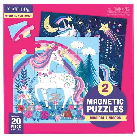 Mudpuppy: puzzle magnetyczne jednorożce Magical Unicorns - Noski Noski