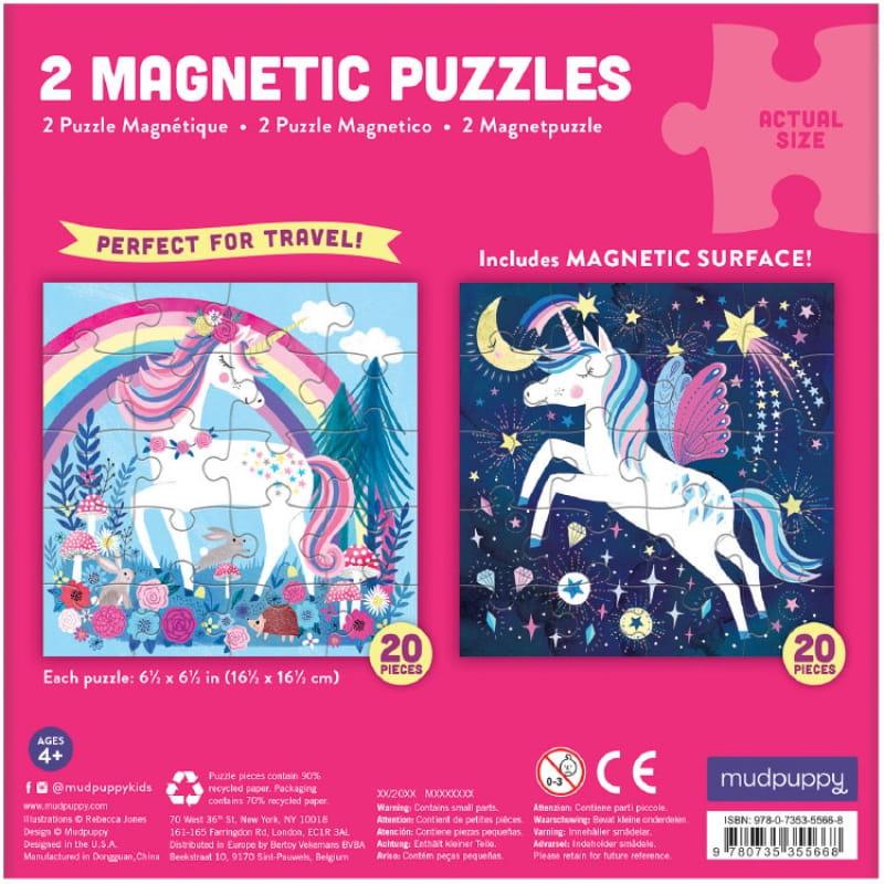 Mudpuppy: puzzle magnetyczne jednorożce Magical Unicorns - Noski Noski