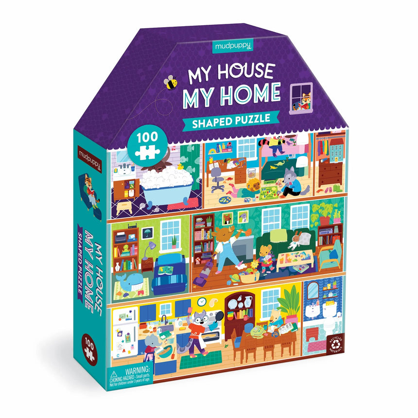 Mudpuppy: puzzle mój dom My House My Home - Noski Noski