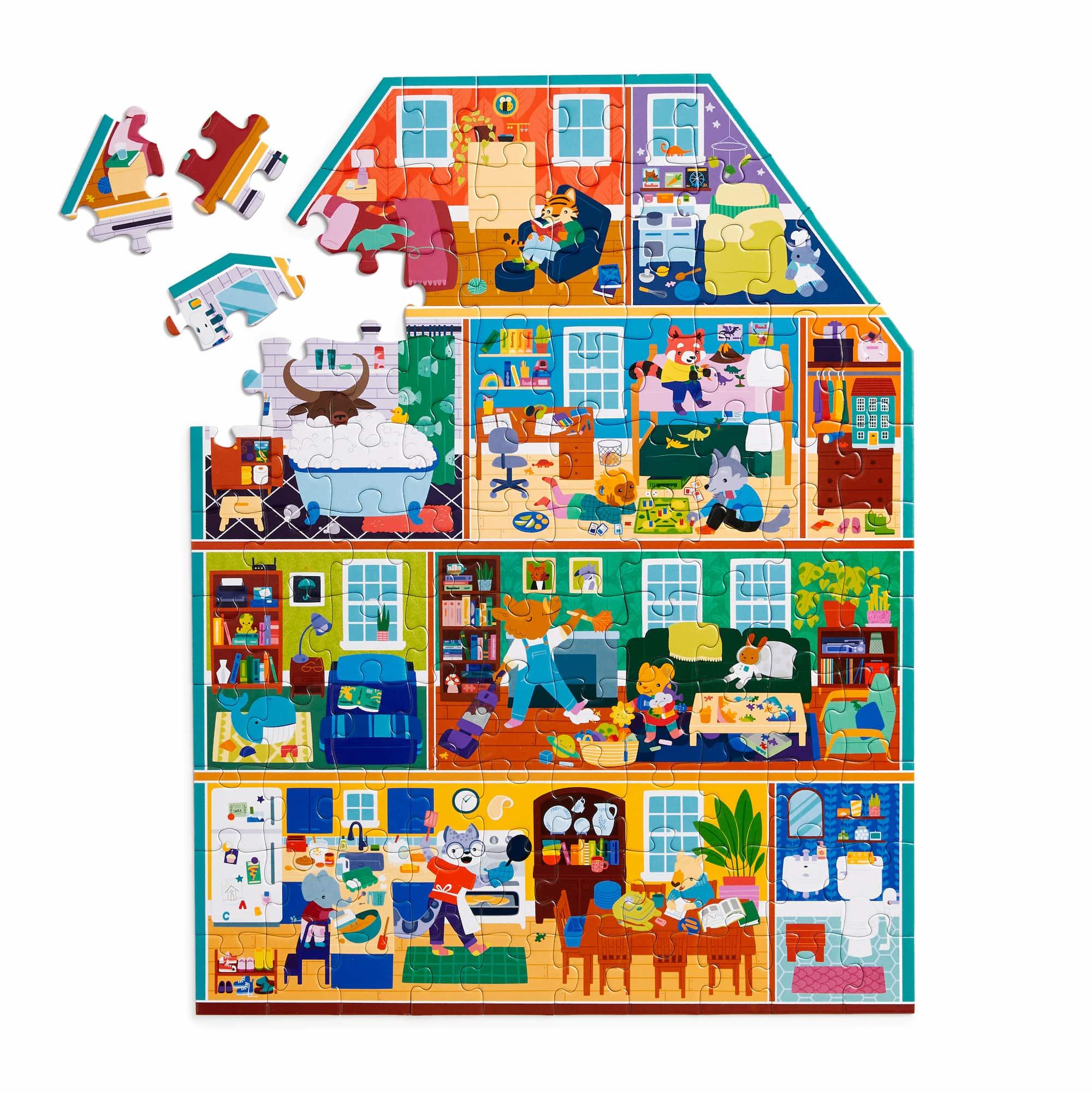 Mudpuppy: puzzle mój dom My House My Home - Noski Noski