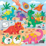 Mudpuppy: puzzle podłogowe Park dinozaurów 25 el. - Noski Noski